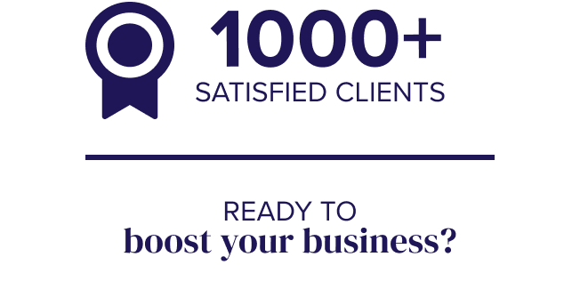 1000+ satisfied clients